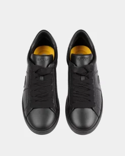 Adrien Brody Travel Collection Sneaker In Black Leather
