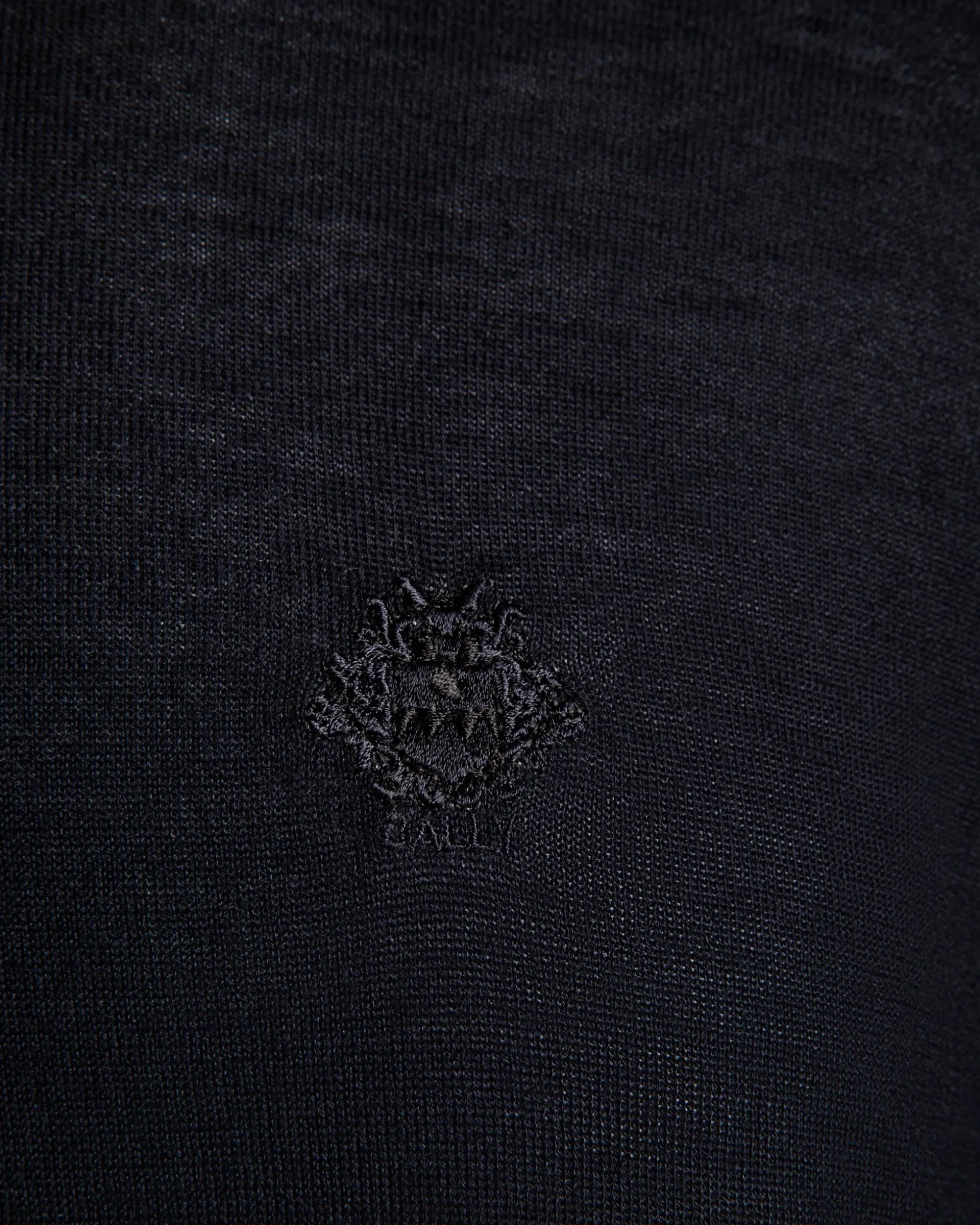 Adrien Brody Travel Collection Crewneck Sweater In Navy Blue Cashmere