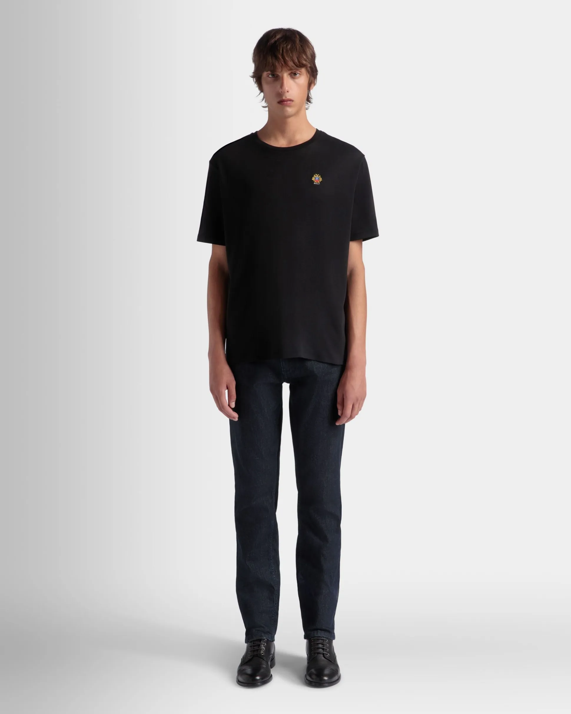 Adrien Brody Travel Collection T-Shirt In Black Cotton