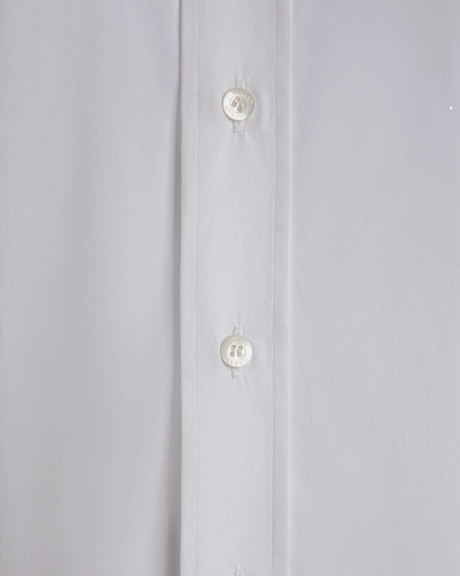 Adrien Brody Travel Collection Long Sleeve Shirt In White Cotton