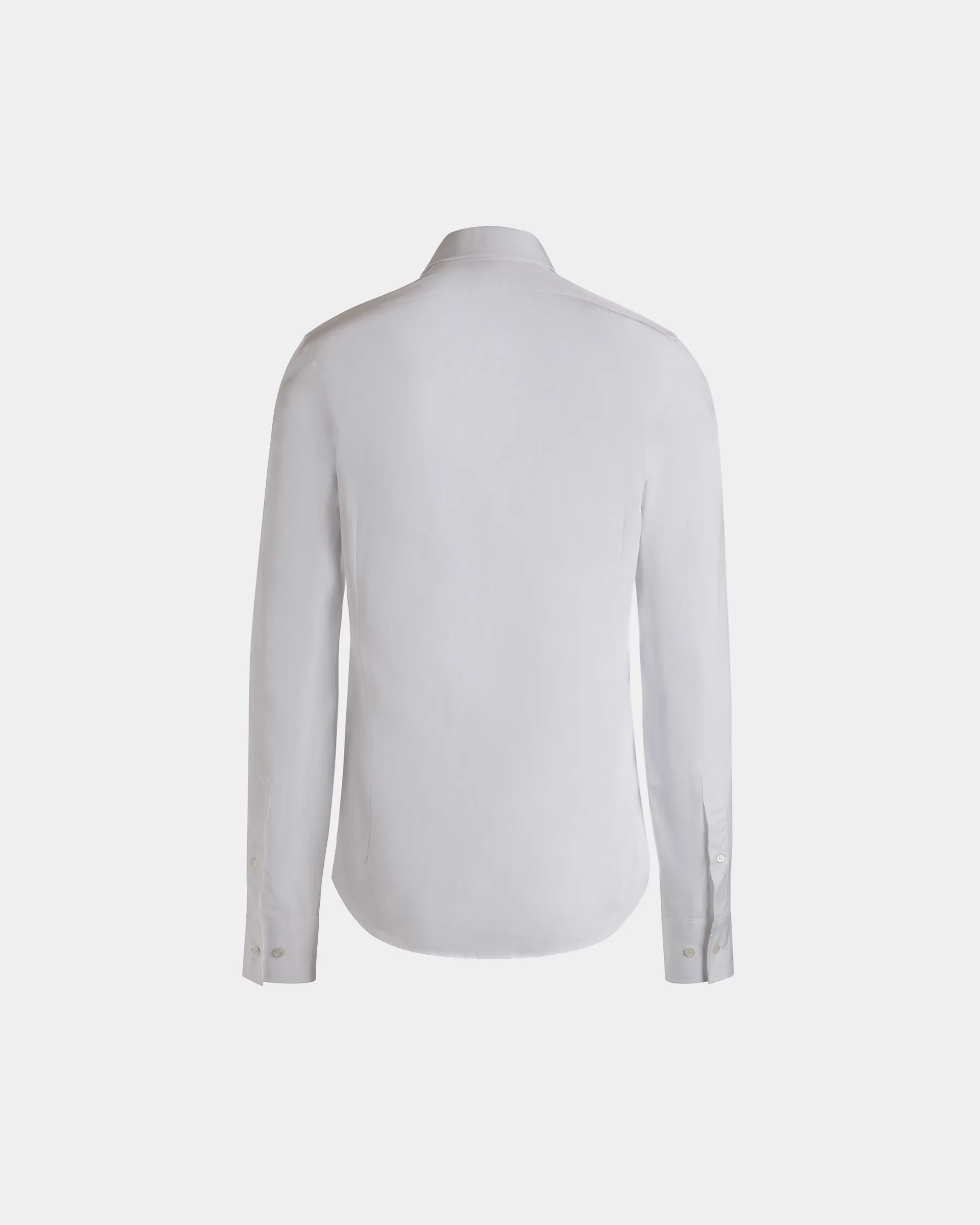 Adrien Brody Travel Collection Long Sleeve Shirt In White Cotton