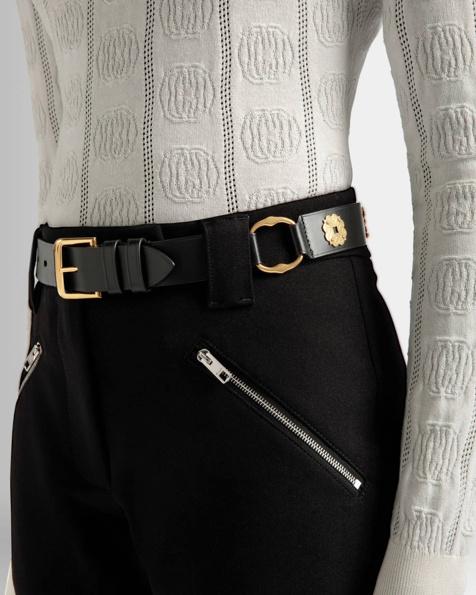 Arkle 85 cm Belt in Black Leather
