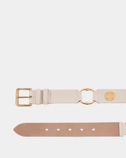 Arkle 95 cm Belt in White Leather