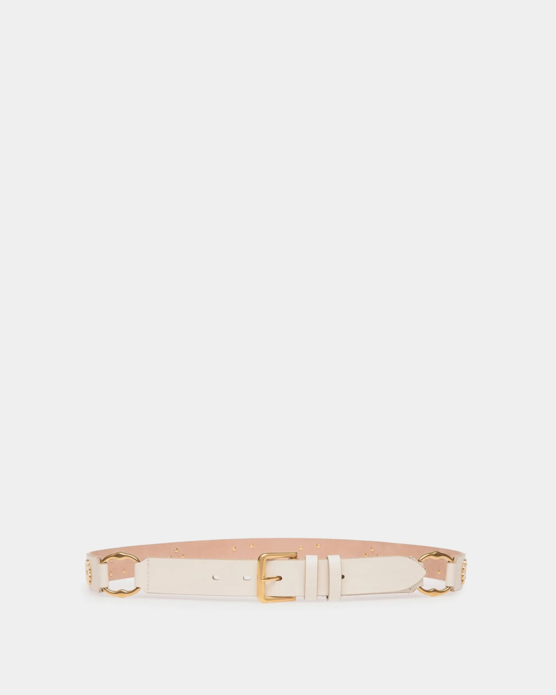 Arkle 85 cm Belt in White Leather