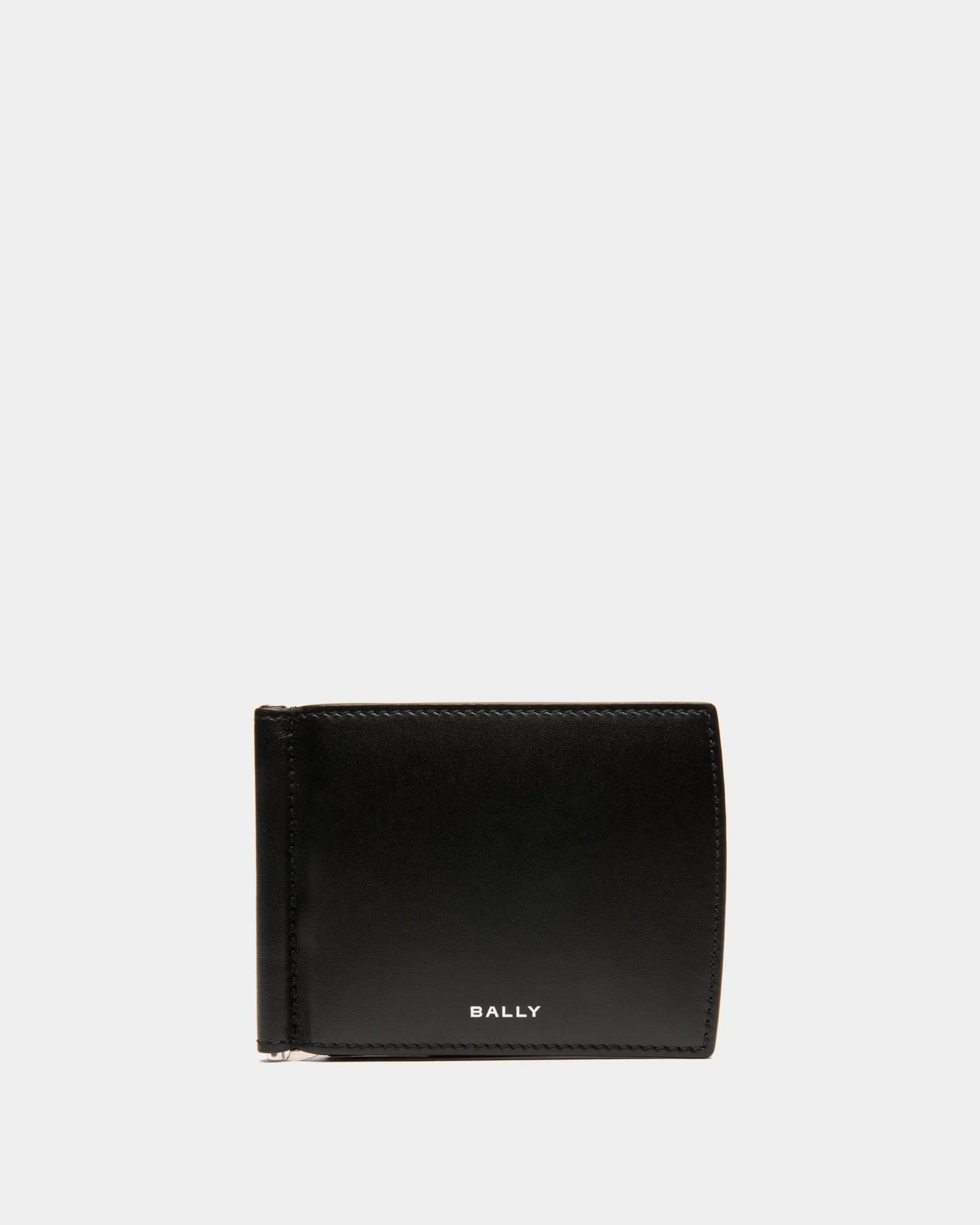 Busy Bally Bifold Wallet in Black Leather