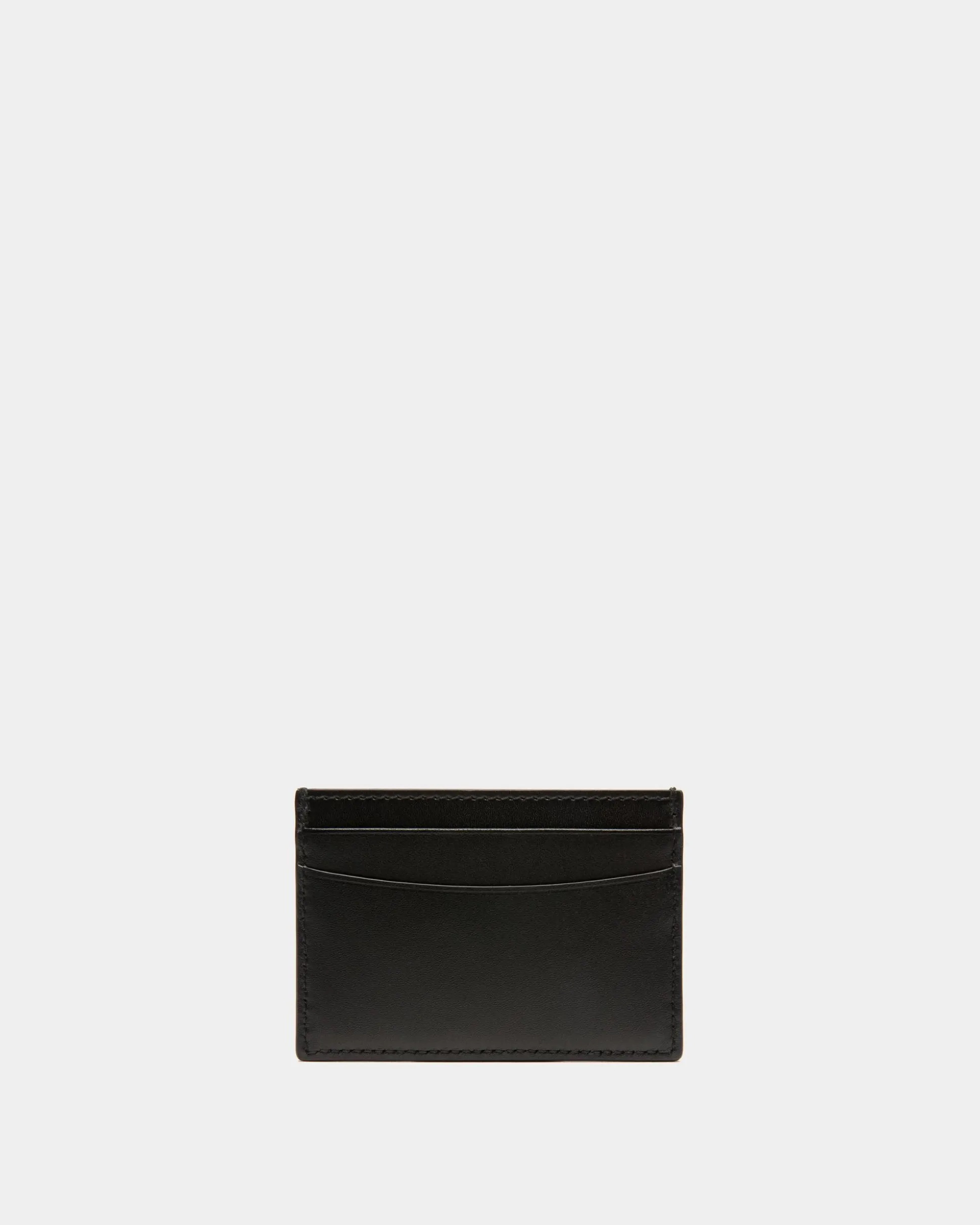 Busy Bally Card Holder in Black Leather