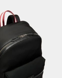 Code Backpack in Black Nylon