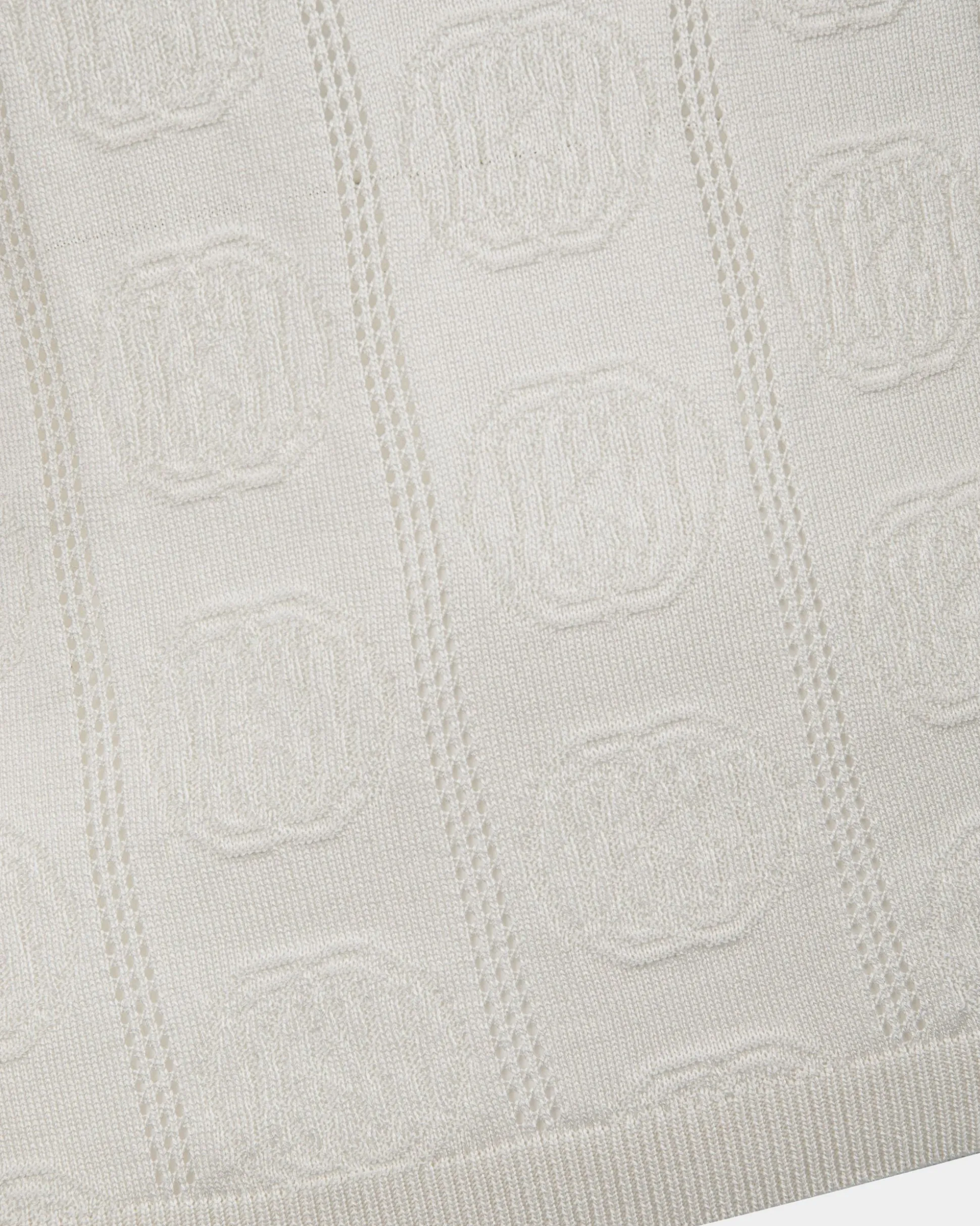 Crewneck Top In A Beige Silk Blend