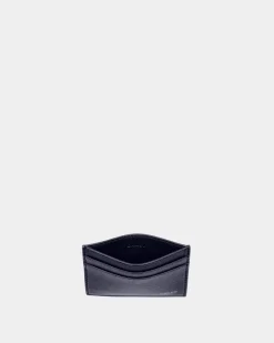 Crossing Card Holder In Midnight Leather