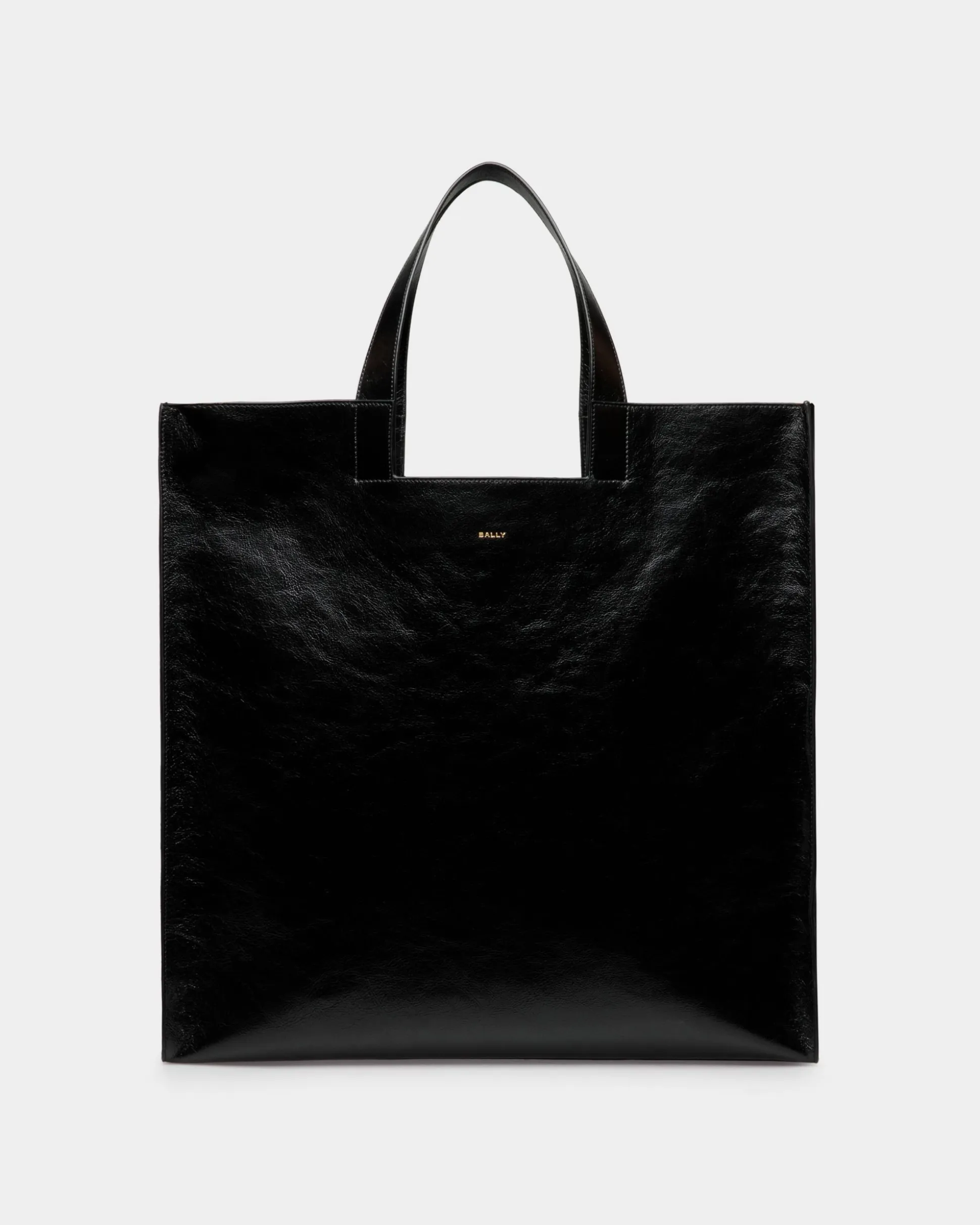 Easy Bally Tote in Black Leather