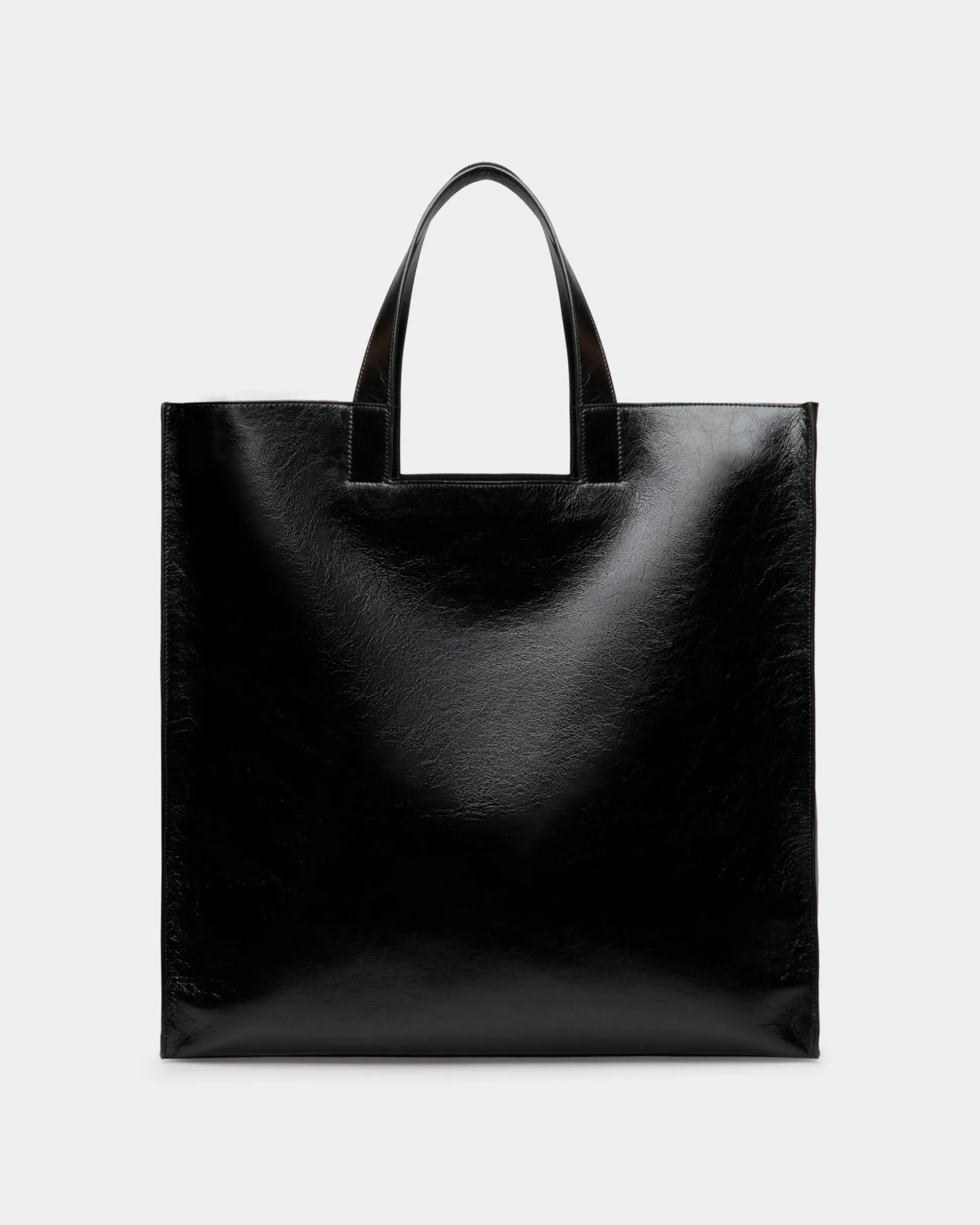 Easy Bally Tote in Black Leather