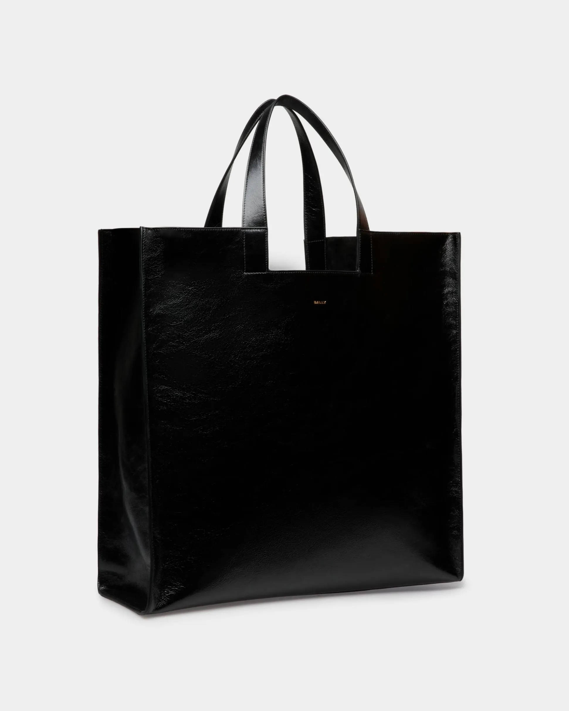 Easy Bally Tote in Black Leather