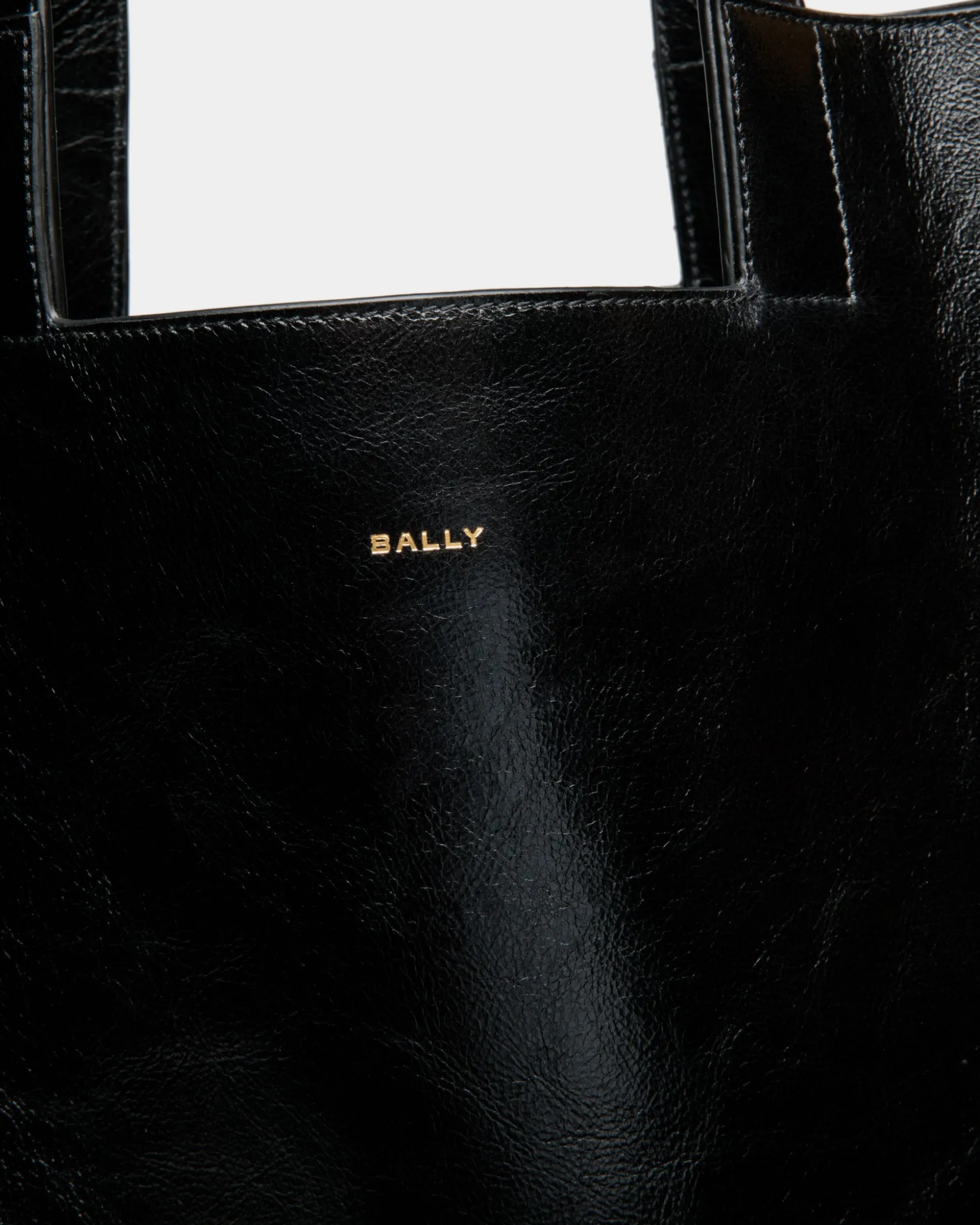 Easy Bally Tote in Black Leather