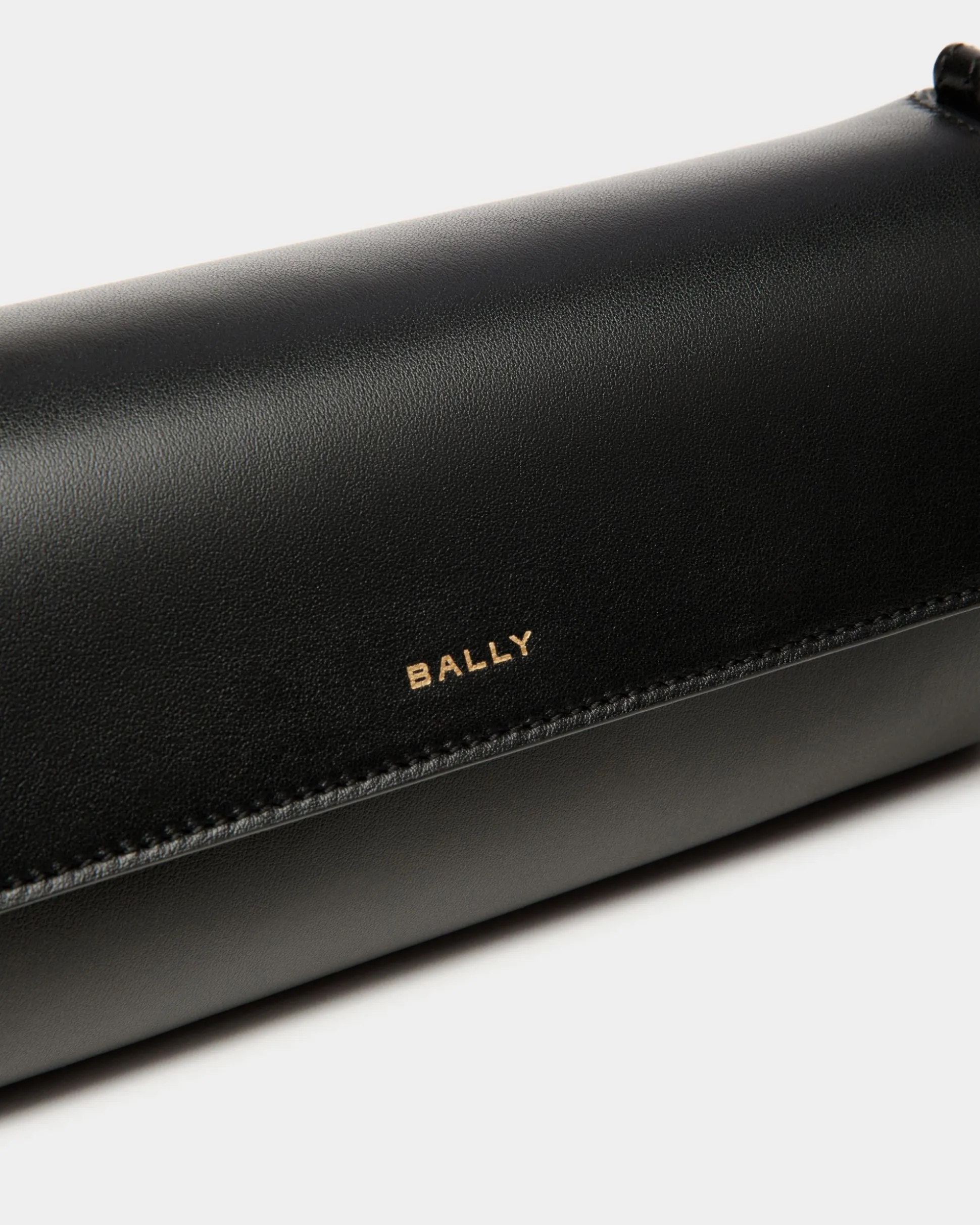 Emblem Minibag In Black Leather