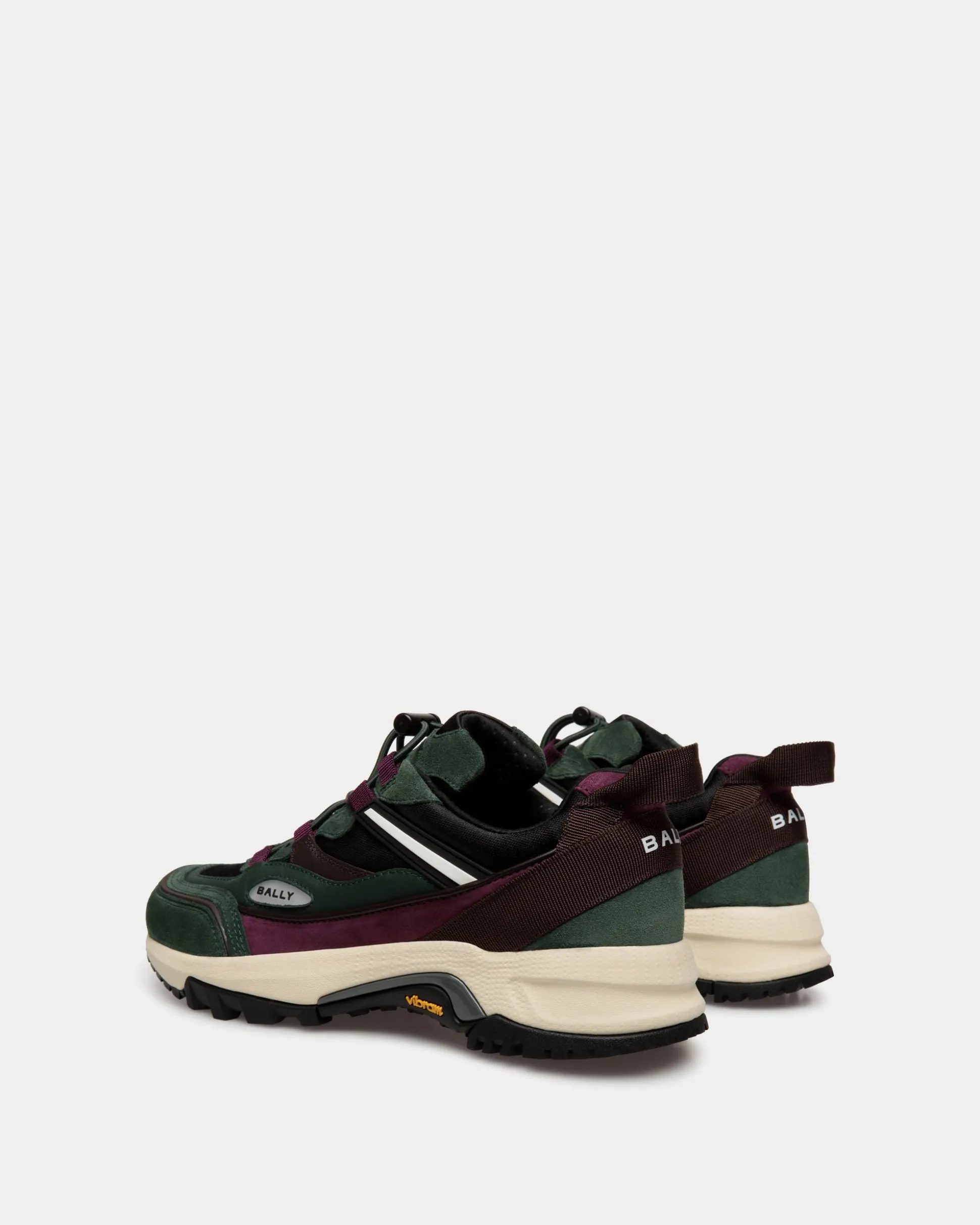 Faster Sneaker In Bottle Green Nylon