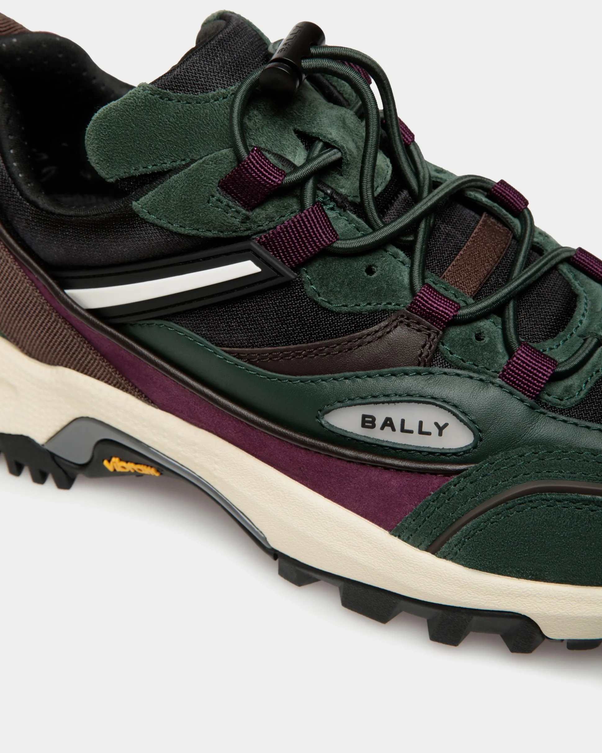 Faster Sneaker In Bottle Green Nylon