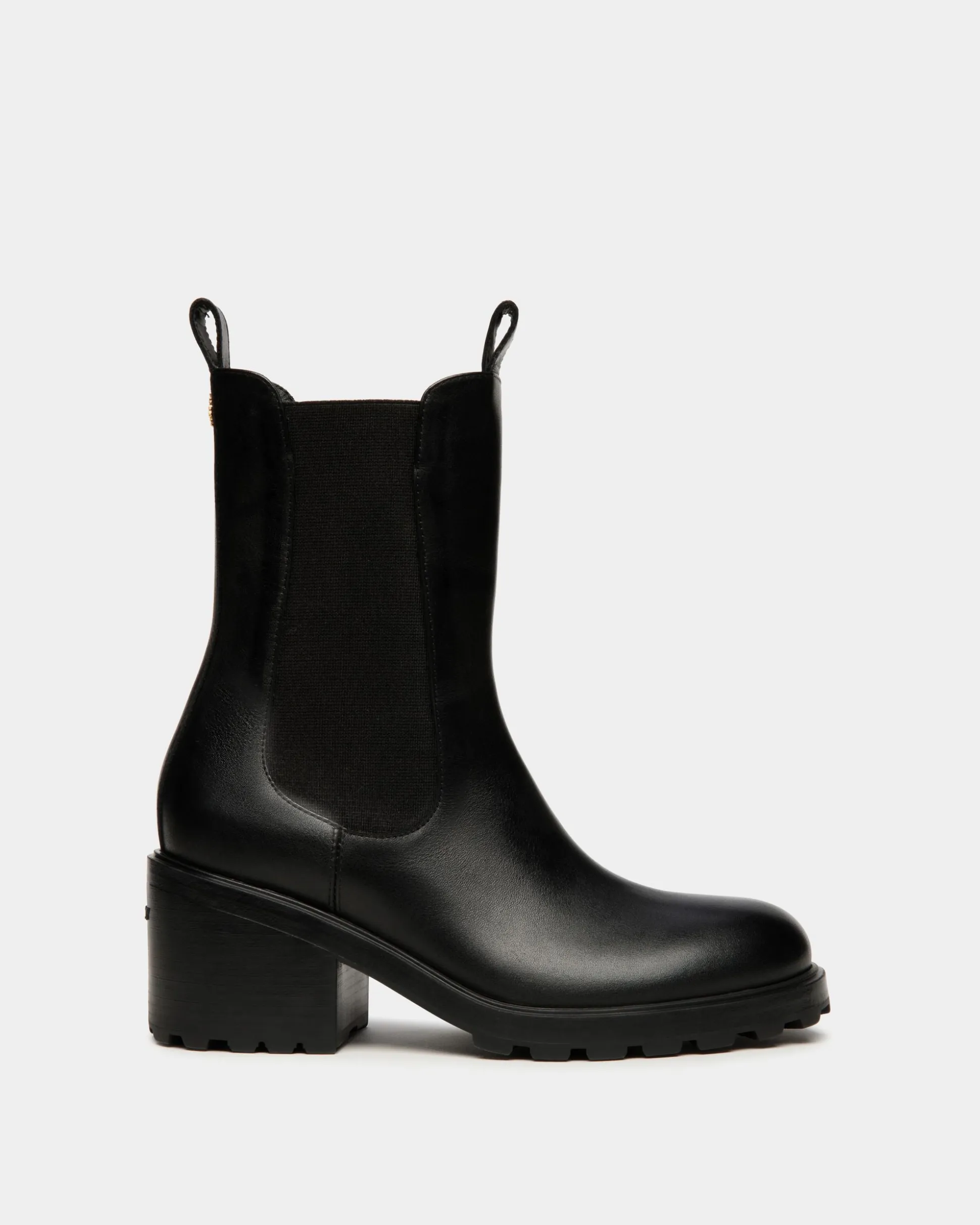 Gusto Bootie in Black Leather