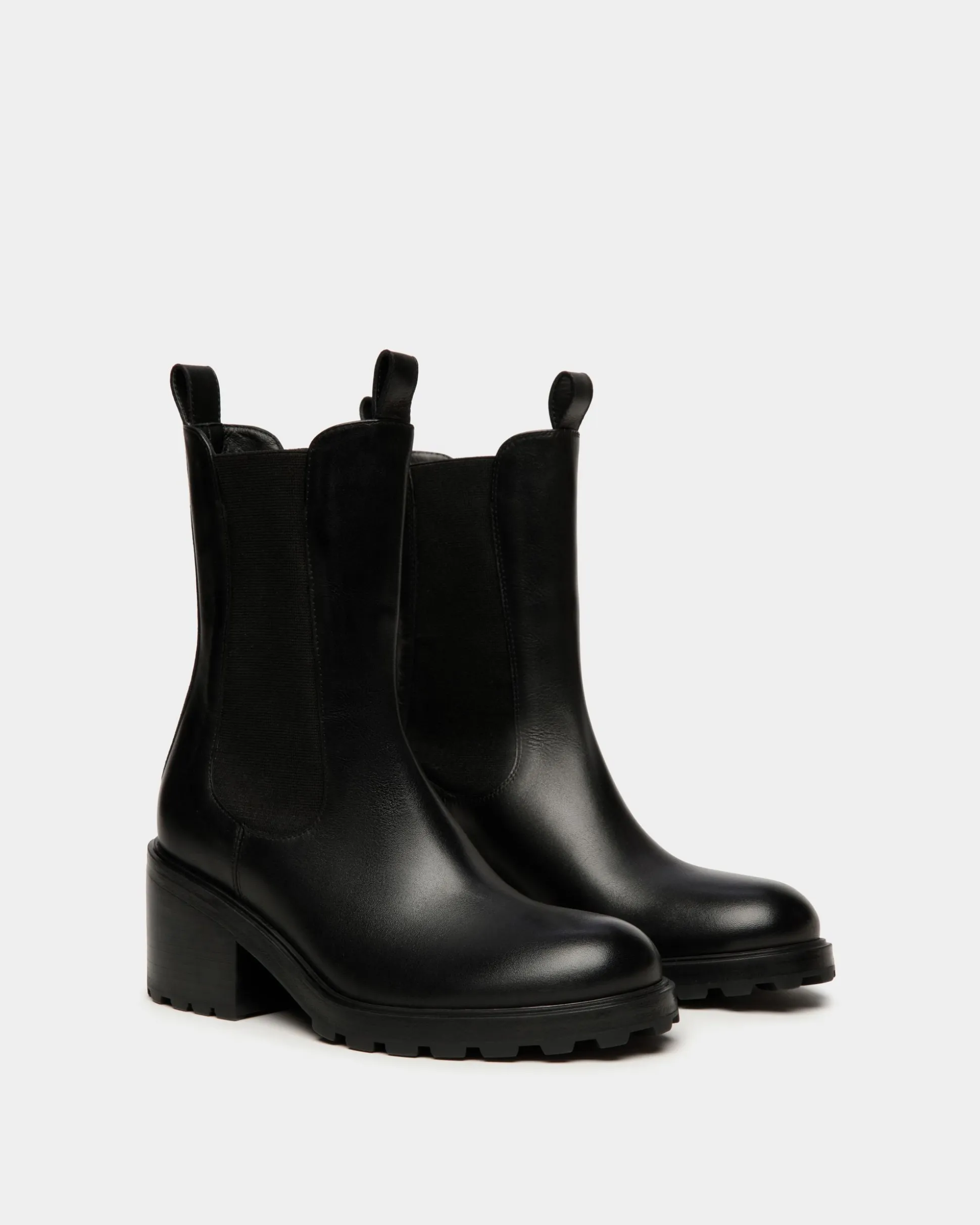 Gusto Bootie in Black Leather