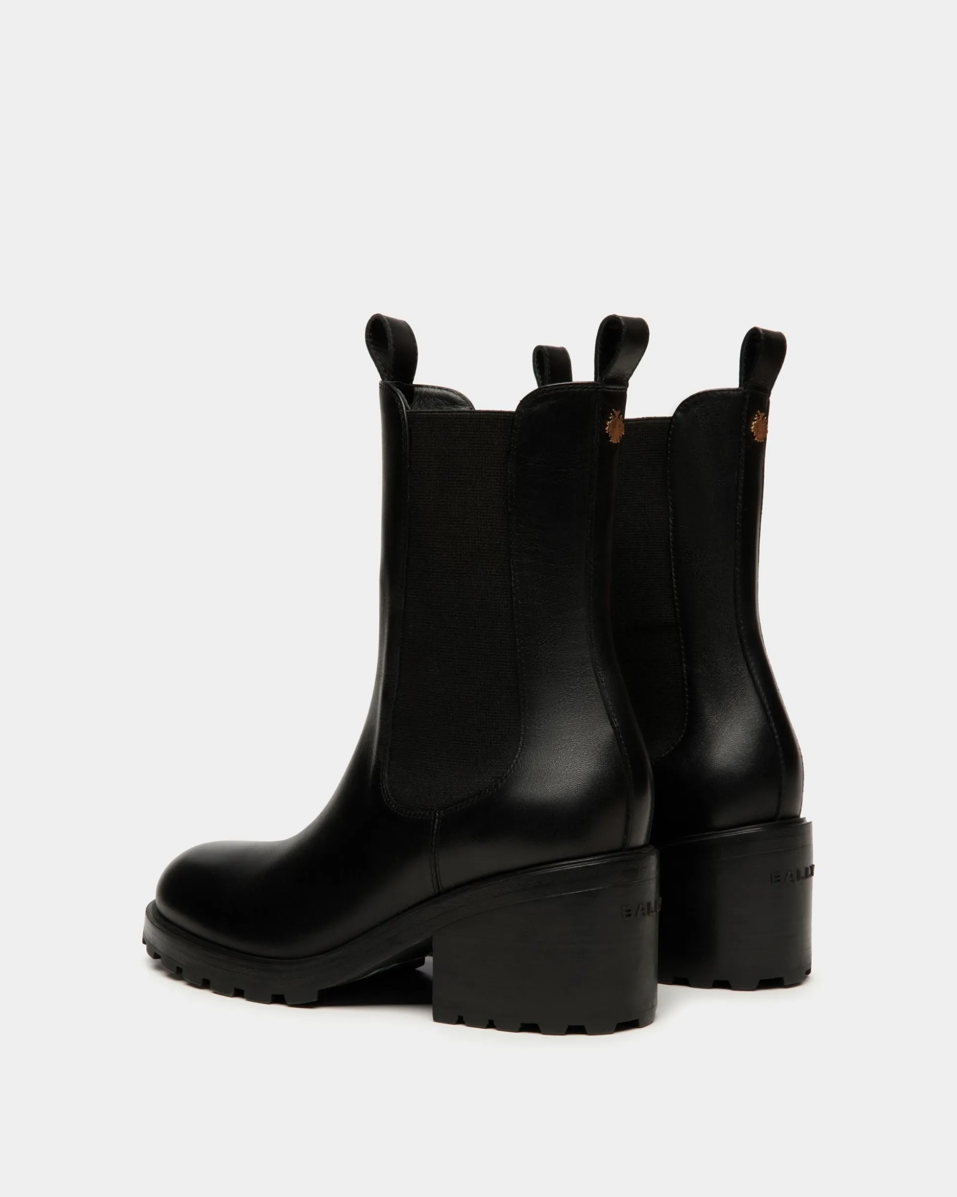 Gusto Bootie in Black Leather