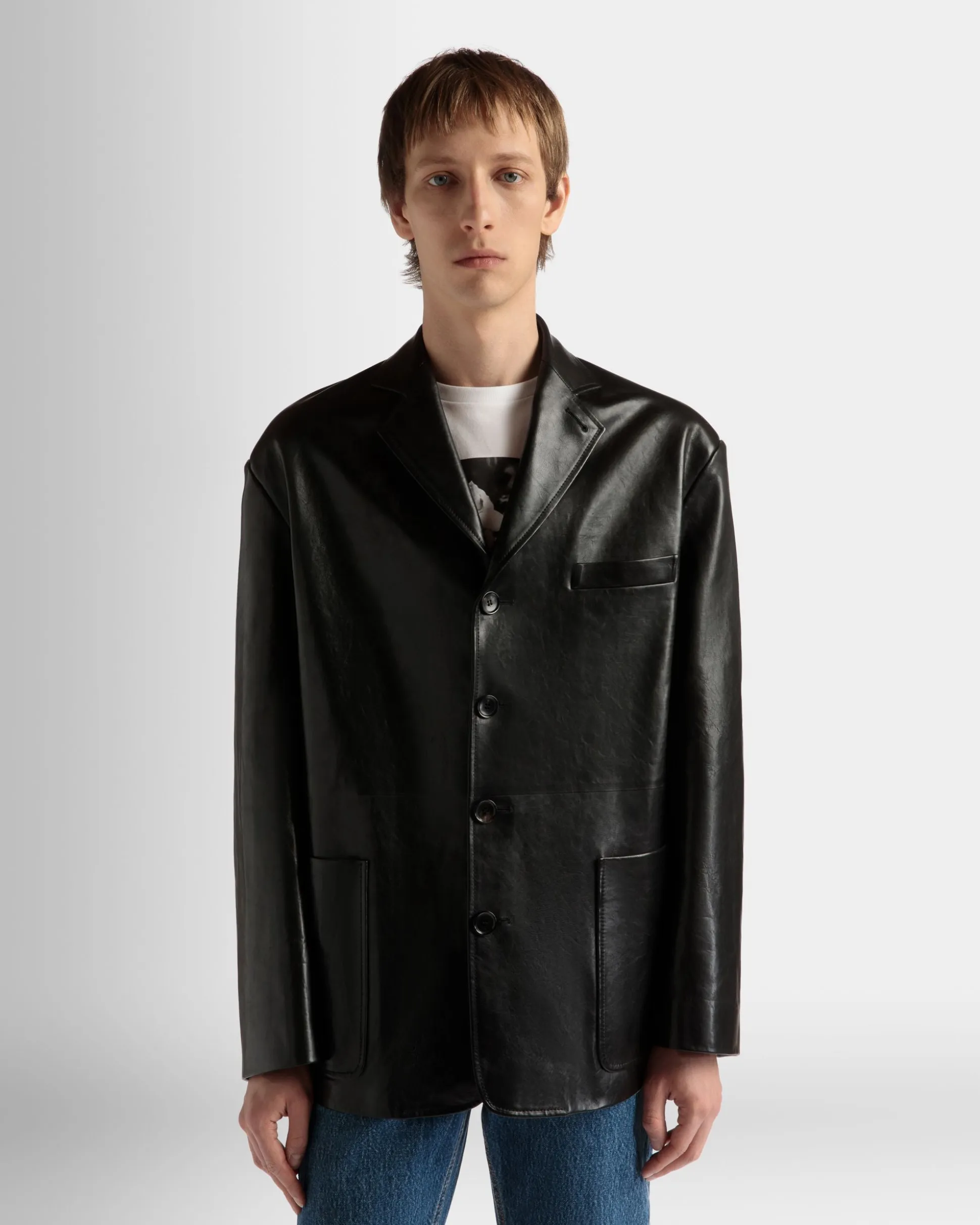 Jacket in Black Leather