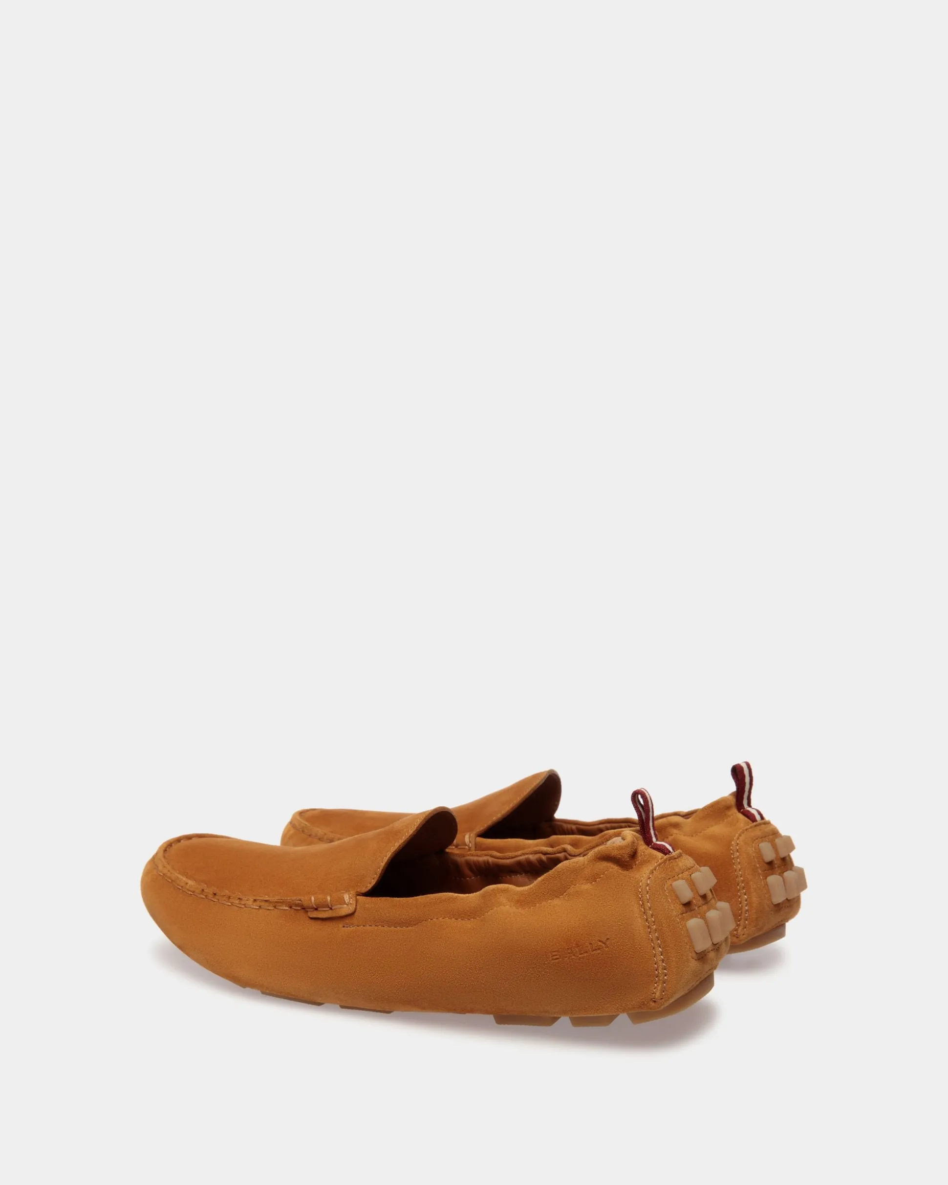Kerbs Driver in Brown Suede Leather