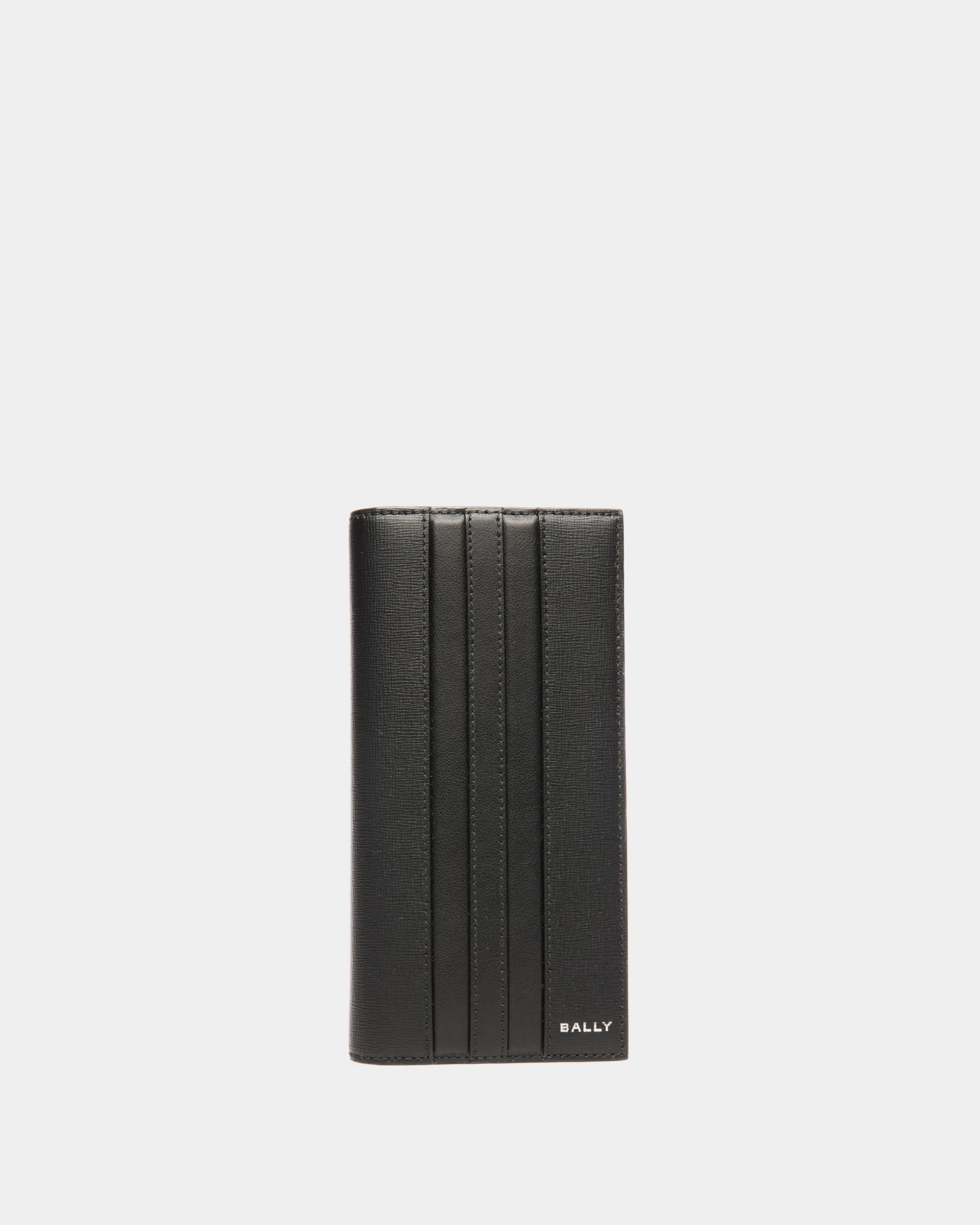 Mythos Continental Wallet In Black Recycled Leather
