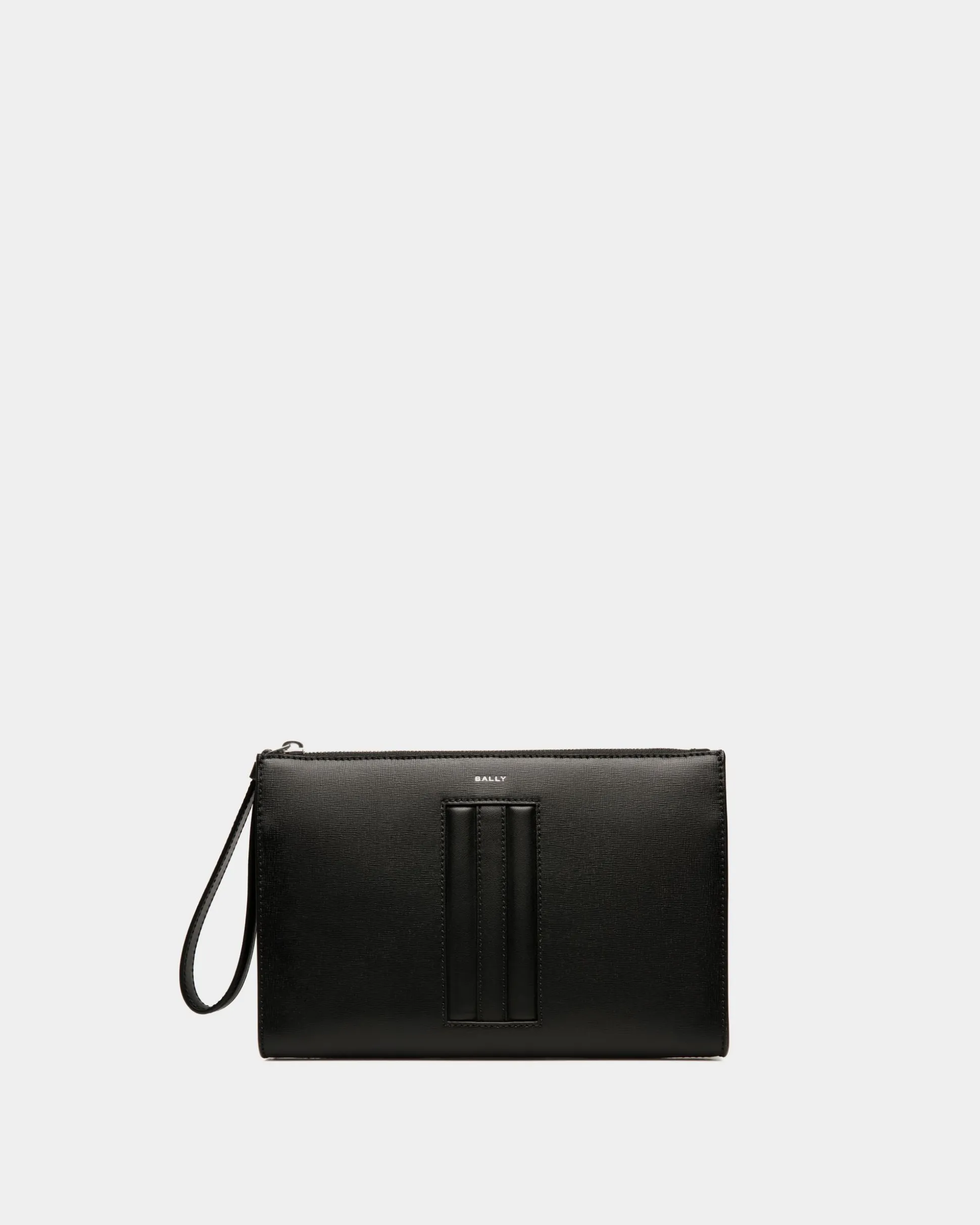 Mythos Pouch In Black Recycled Leather