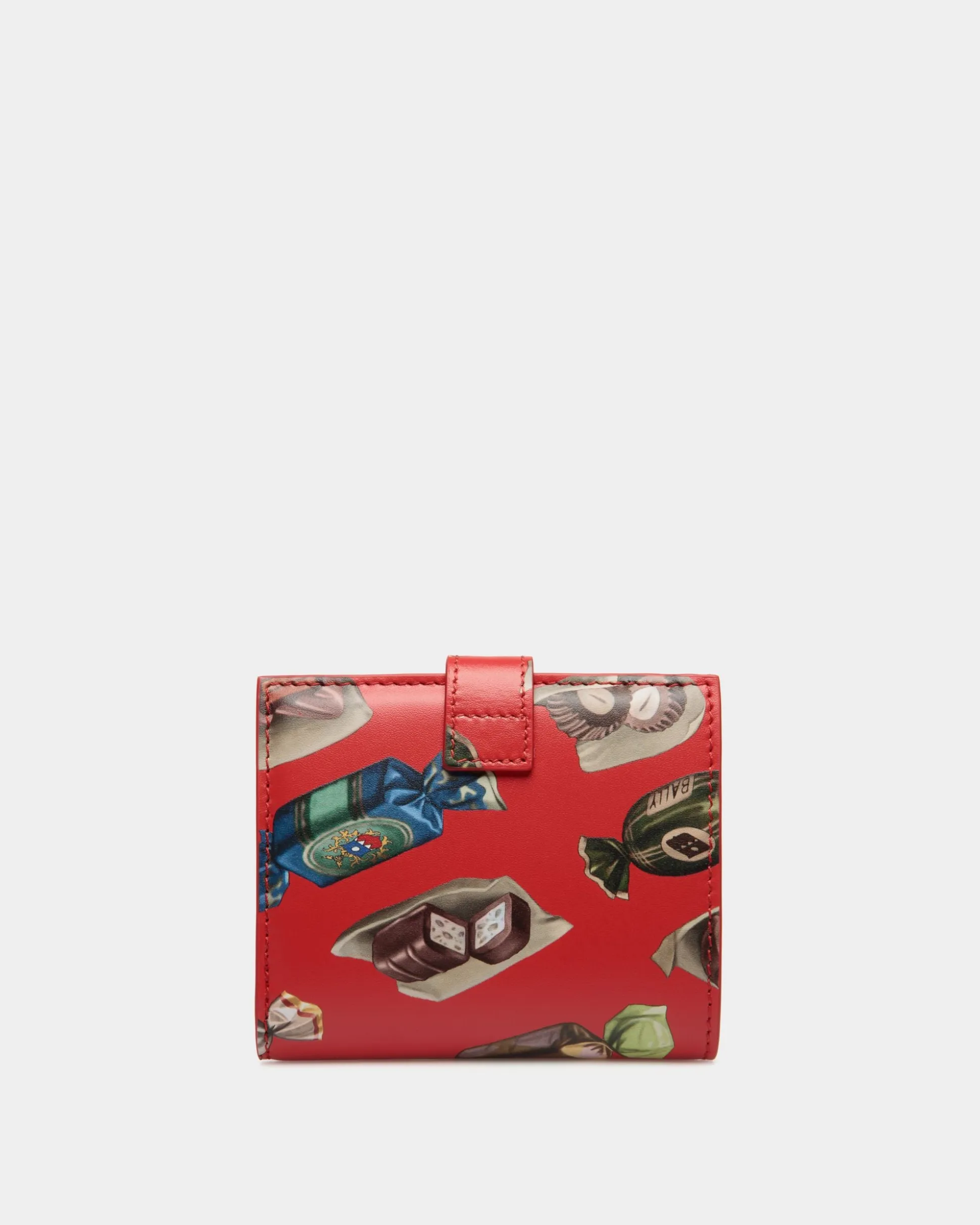 Ollam Wallet In Choco-Candy Print Leather