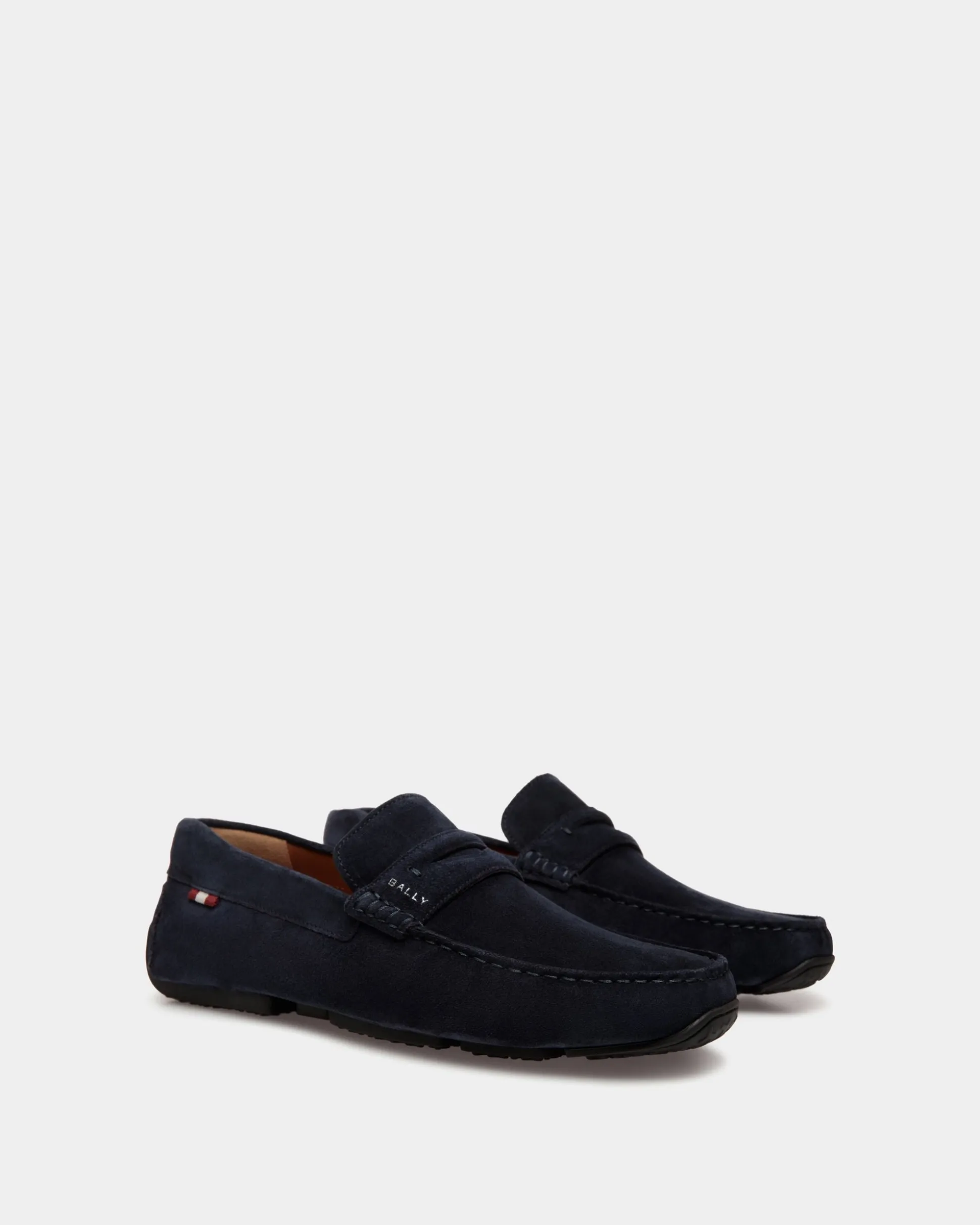 Pilot Driver in Navy Blue Suede