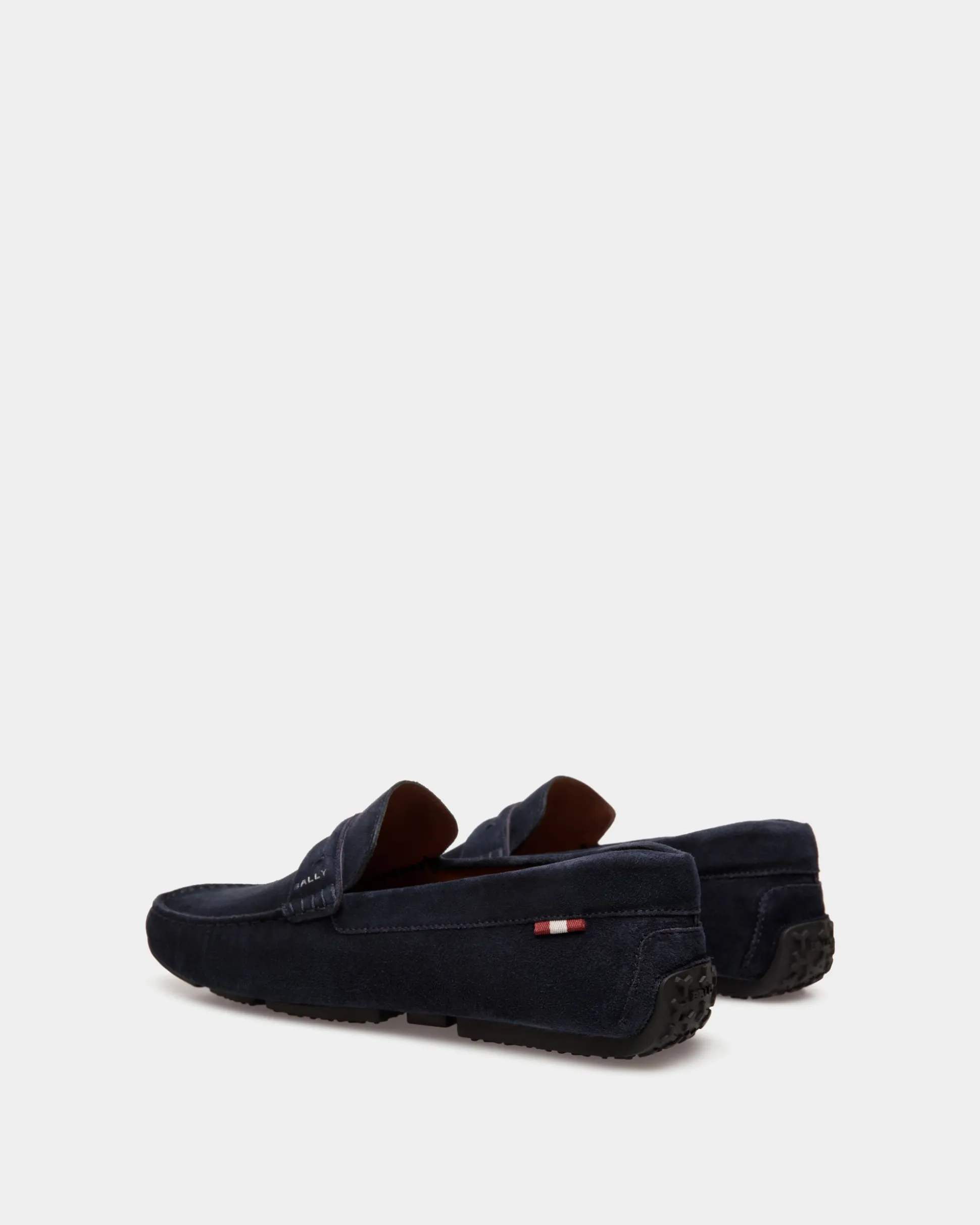 Pilot Driver in Navy Blue Suede
