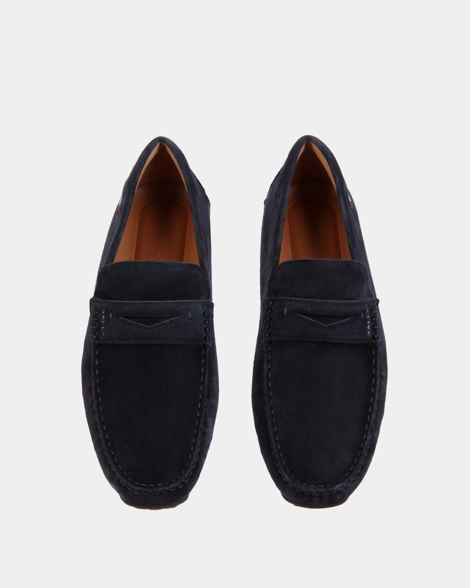 Pilot Driver in Navy Blue Suede