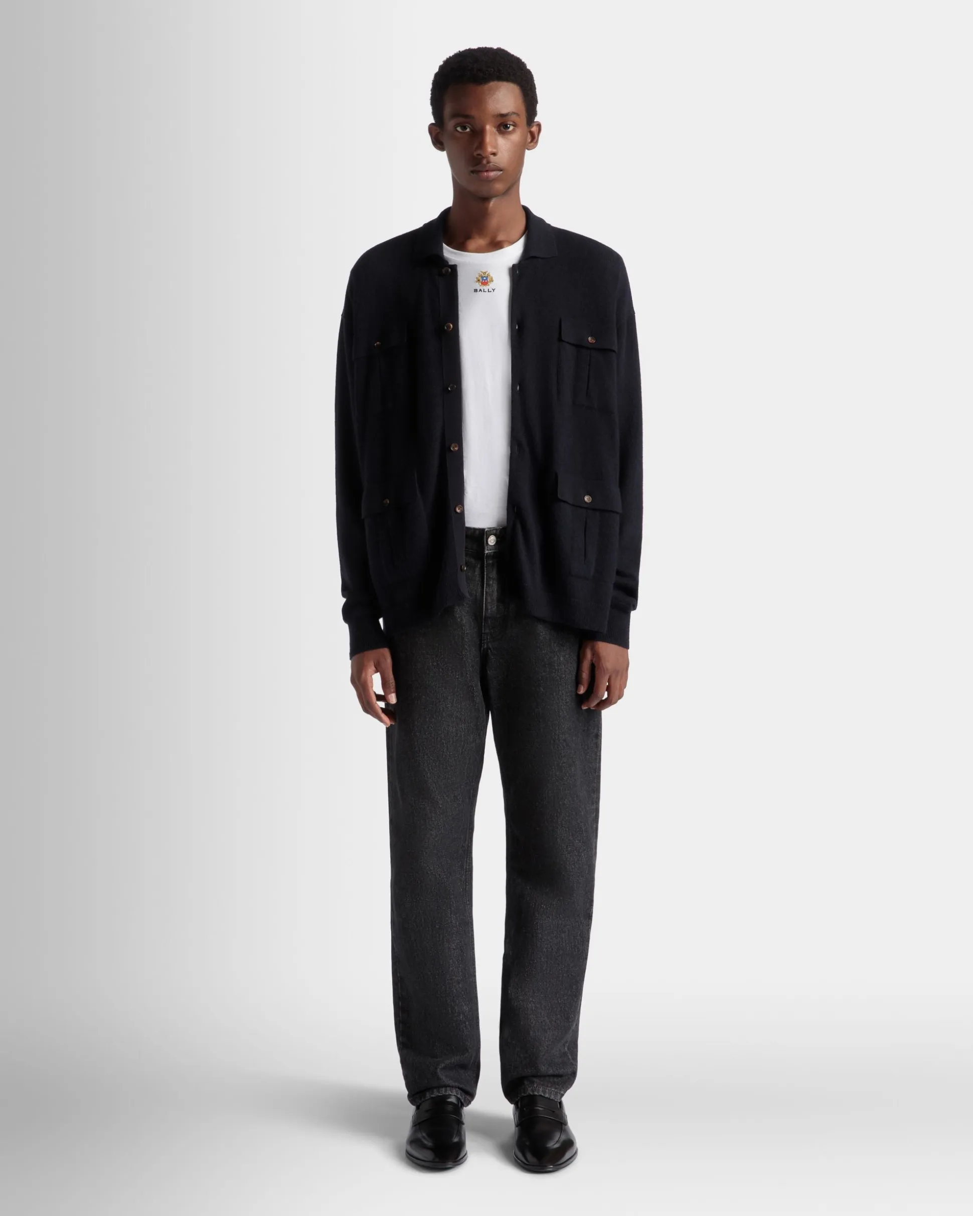 5-Pocket Pants In Grey Cotton