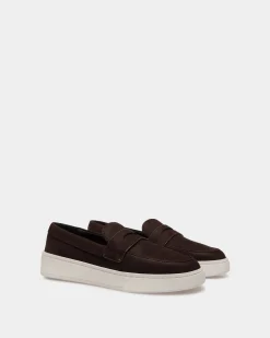 Raise Sneaker in Ebano Nubuck Leather