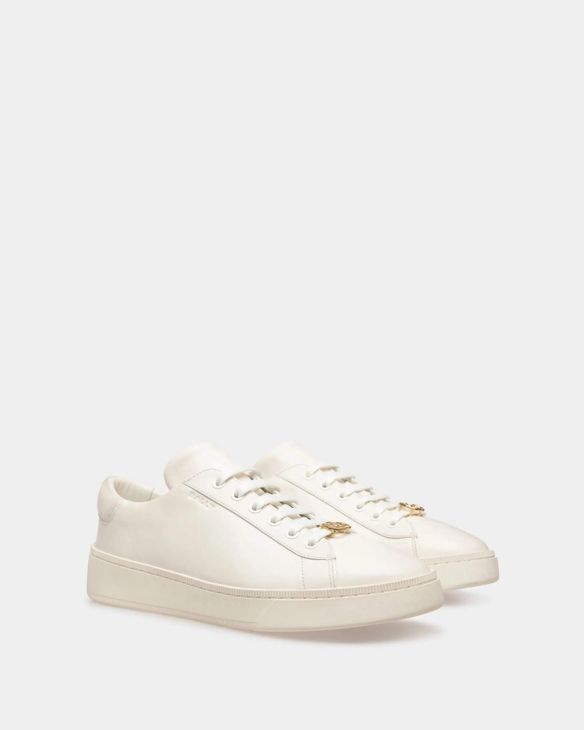 Raise Sneakers In White Leather