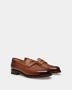Schoenen Loafer in Embossed Leather