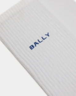 Socks In White Cotton
