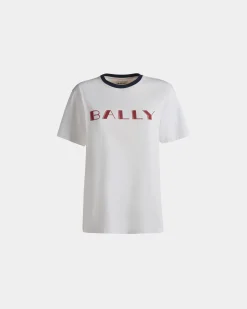 Summer Capsule T-Shirt In White Cotton