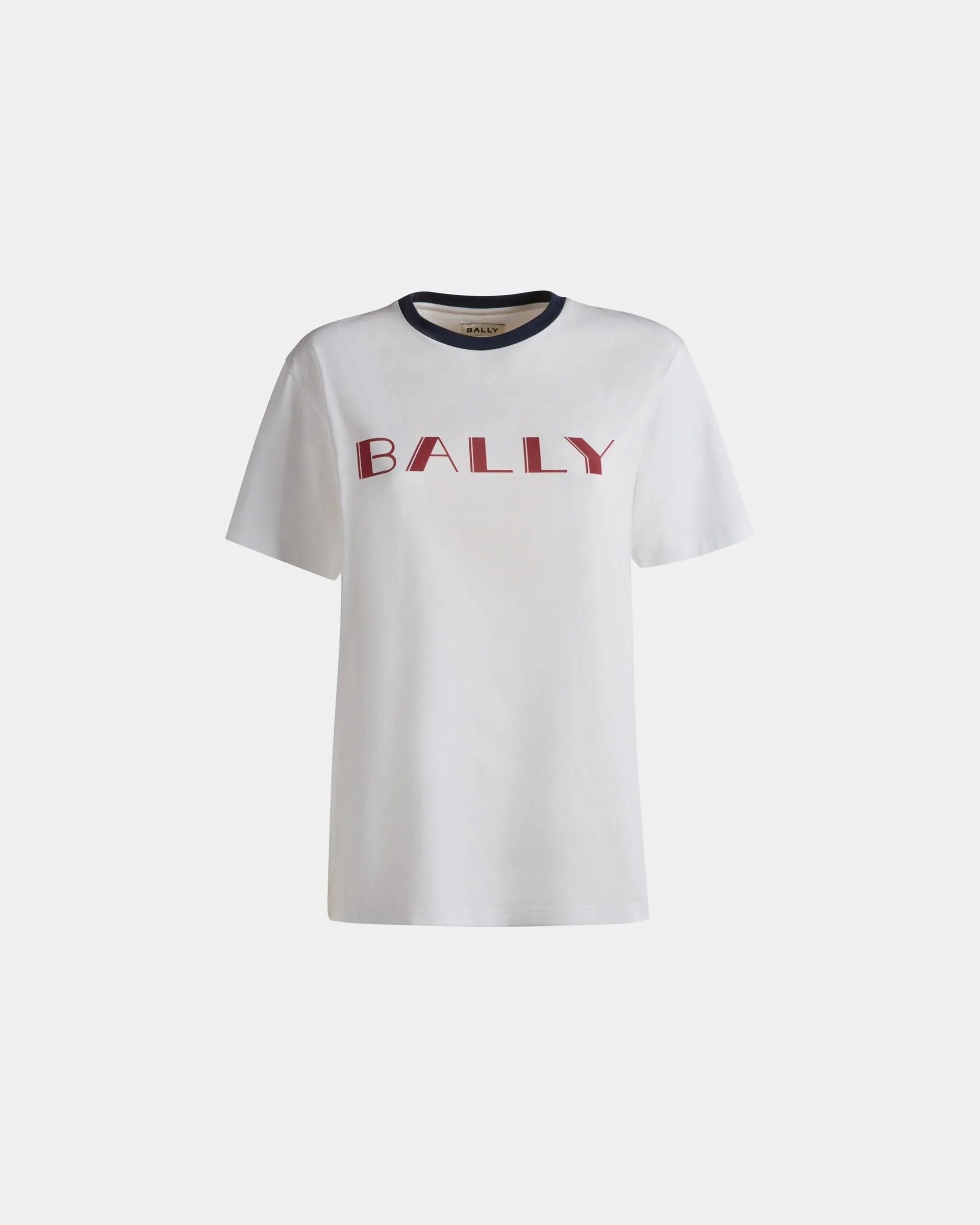 Summer Capsule T-Shirt In White Cotton