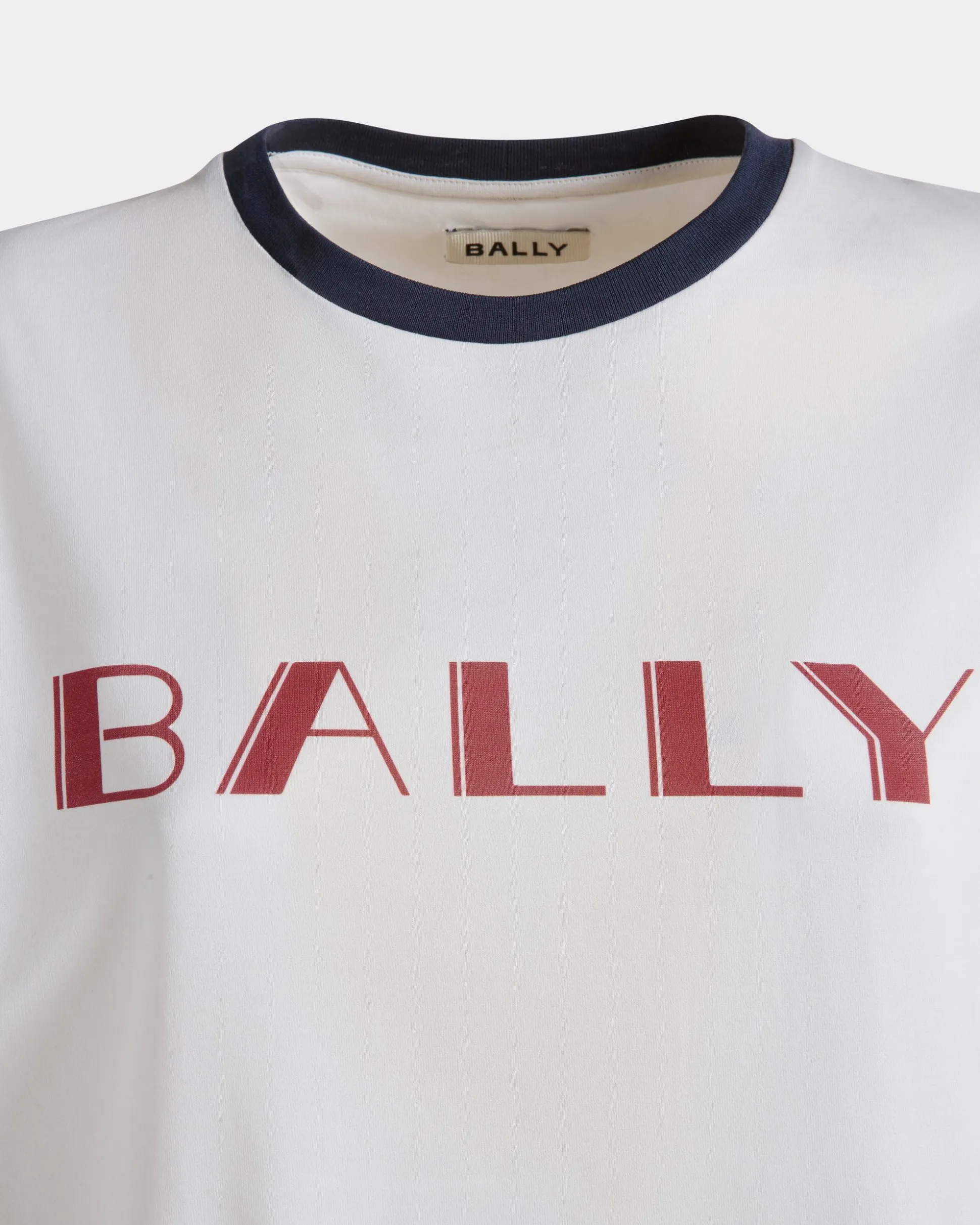 Summer Capsule T-Shirt In White Cotton